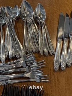Eldan Prelude Nickel Silver Flatware Service For 12 138 Pcs Excellent Look