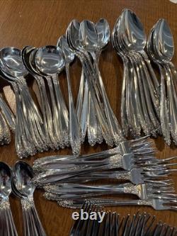 Eldan Prelude Nickel Silver Flatware Service For 12 138 Pcs Excellent Look