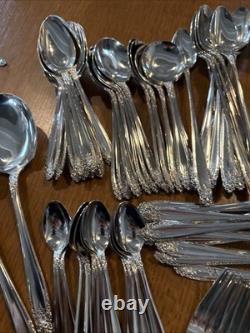 Eldan Prelude Nickel Silver Flatware Service For 12 138 Pcs Excellent Look