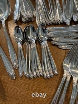 Eldan Prelude Nickel Silver Flatware Service For 12 138 Pcs Excellent Look