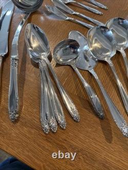 Eldan Prelude Nickel Silver Flatware Service For 12 138 Pcs Excellent Look