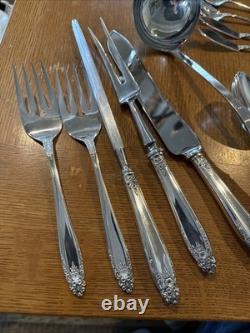 Eldan Prelude Nickel Silver Flatware Service For 12 138 Pcs Excellent Look