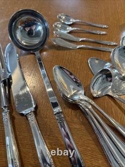 Eldan Prelude Nickel Silver Flatware Service For 12 138 Pcs Excellent Look