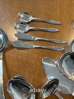 Eldan Prelude Nickel Silver Flatware Service For 12 138 Pcs Excellent Look