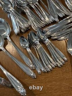 Eldan Prelude Nickel Silver Flatware Service For 12 138 Pcs Excellent Look