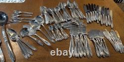 Eldan Prelude Nickel Silver Flatware Service For 12 138 Pcs Excellent Look