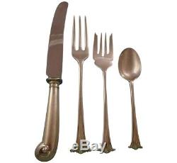 English Onslow by CJ Vander Silverplated Flatware Set 12 Service 60 PC New