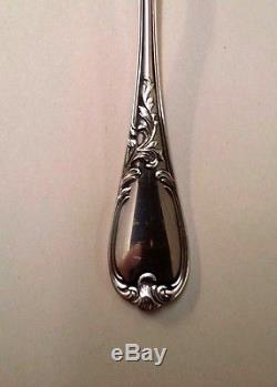 Ercuis Dubarry French Silverplate Set Of 12 Large Spoons 8 1/4