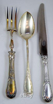 Ercuis French Silverplated Flatware Set x 130 p
