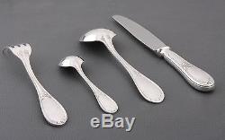 Ercuis silverplate Lauriers pattern Flatware Set Table set 24p / 6 persons