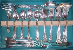 Eternally Yours 1847 Rogers Bros. Flatware Set 85 Pieces 12 Place Settings