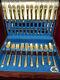 Eternally Yours 54 pc Gold Plated Dinner Set & Chest 1847 Rogers Flatware