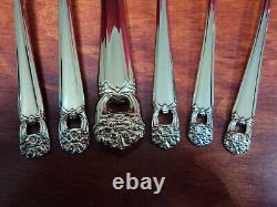 Eternally Yours 54 pc Gold Plated Dinner Set & Chest 1847 Rogers Flatware