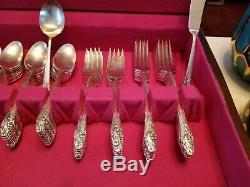 Evening Star by Community Plate Silverplate Flatware Set Service For 12 76 Pcs