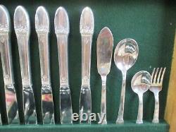 FIRST LOVE 1947 Rogers Bros Silverplate Table Settings for Eight +