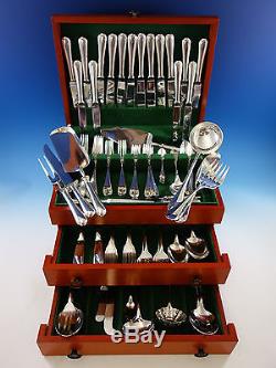 Fidelio by Christofle France Silverplate Flatware Set Service 112 Pieces Huge