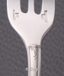 French Silverplate Christofle Malmaison pattern Set of 12 Pastry Cake Forks