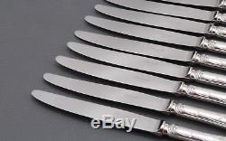 French Silverplate Christofle Marly pattern Set of 12 Dinner knives
