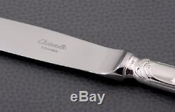 French Silverplate Christofle Marly pattern Set of 12 Dinner knives