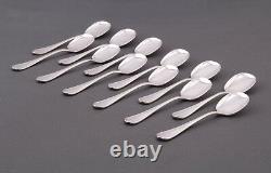 French Silverplate Christofle Spatours pattern Set of 12 Ice cream spoons