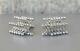 French Silverplate Christofle set of 12 Knife Rests 4 boules