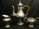 GORGEOUS 19tH C. ELLIS BARKER SILVER PLATED 3-PC COFFEE SET