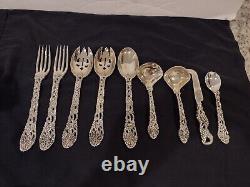 Godinger Vineyard Silver Plated Silverware Flatware Set Of 85 Pieces