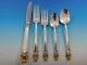 Golden Crown by Reed & Barton Silverplate Flatware Set for 12 Service 68 pcs