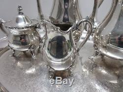 Gorgeous 5 Piece 1847 Rogers Bros. Reflections 9202 Stainless Steel Server Set