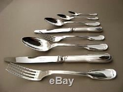 Gorgeous Christofle Chinon Silverplated Flatware 12 Place Setting 92 Pieces