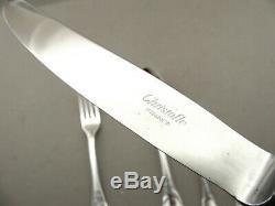 Gorgeous Christofle Marly Silverplated Flatware 12 Place Setting 60 Pieces