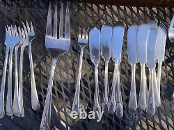 Grosvenor Community Plate Antique Silverware with Additional Misc. Silverware