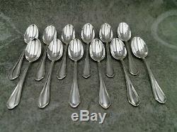 HERMES Set of 12 Moka Coffee Spoons Made in France Paris With Box Boxed