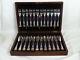 Hamilton & Inches Fish Flatware Set for 12 Heavily Silver Plated King's Pattern