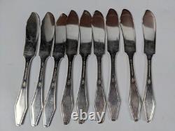 Holmes & Edward Jamestown 75pc Silverplate Flatware Set in Eureka Case