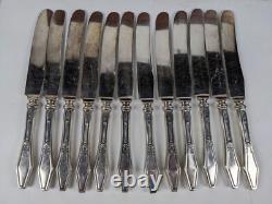 Holmes & Edward Jamestown 75pc Silverplate Flatware Set in Eureka Case