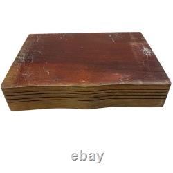 Holmes & Edwards Danish Princess Inlaid Silver Plate Flatware 103 Pieces & Case