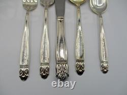 Holmes & Edwards Danish Princess Silverplate Flatware Huge Set 110 Pcs