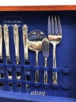 Holmes & Edwards Danish Princess Silverplate Flatware Set, 64pc / Service for 8