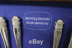Holmes & Edwards Flatware Set for 12 with Chest 81 piece No Mono Nice! No Reserv