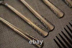 Holmes & Edwards IS Inlaid Silverplate Flatware Silverware Set 51 Pieces in Box