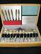 Holmes Edwards Silverplate Flatware Woodsong 75pc Set Chest / Box Post-1940