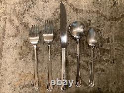Holmes/Edwards Silverplate Set 113 Pcs Inlaid IS SPRING GARDEN Flatware withChest