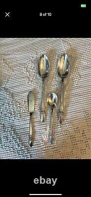 International 1847 Rogers Silverplate Flatware First Love 52 pcs Service for 8