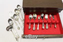 International Silver Co. Rogers & Co. Silverplate 100 PC Flatware Set With Chest