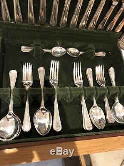 James Ryals Canteen Of BEAD DESIGN Cutlery EPNS A1 Silver Plate 42 Piece Set