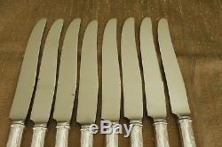 LADY CAROLINE Gorham silverplate 50pc COMPLETE SET for 8 forks knives spoons