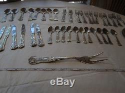 LBL Italy Plated A800 EP zing 45 Piece flatware silverware set serving knives