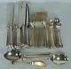 LEWIS ROSE flatware LWR3 Scalloped Tip silverplate 39-piece Luncheon Set for 12