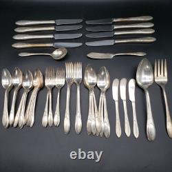 Lady Hamilton by Oneida Silverplate 1932 Flatware Set 55 Pc Dinner Service